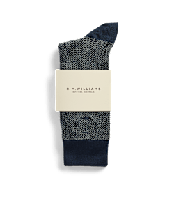 Nelson herringbone sock