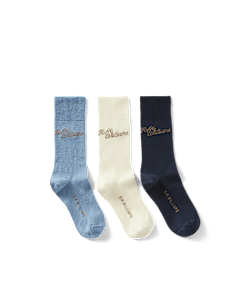 R.M.Williams Script Sock 3 pack