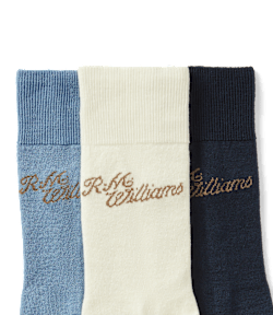 R.M.Williams Script Sock 3 pack
