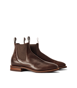 Craftsman boot– walnut pull-up leather