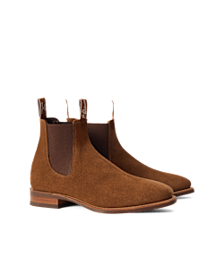 Craftsman boot– cedar suede leather