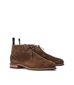 Turnout desert boot– brown suede leather