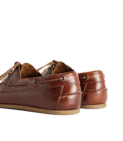 Rose plaited moccasin