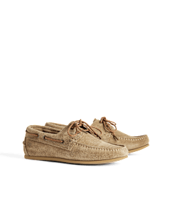Rose plaited moccasin