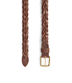 Stockman's plaited belt