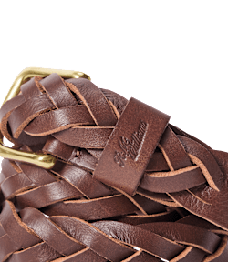 Stockman's plaited belt