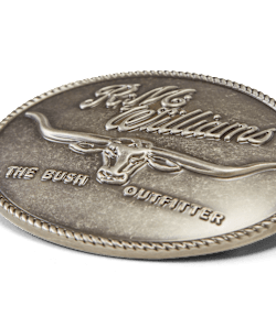 R.M.Williams logo buckle