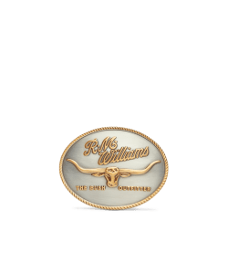 R.M.Williams logo buckle