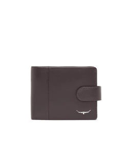 Wallet with coin pocket and tab