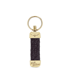 Plaited key ring