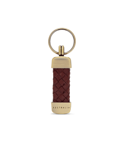 Plaited key ring