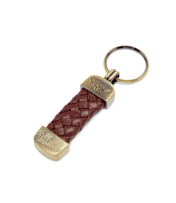 Plaited key ring