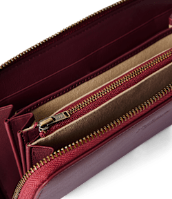 Singleton zip wallet
