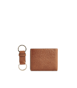 Wallet and keyring gift set