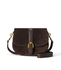 Alice saddle suede day bag