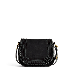 Nomad suede saddle bag