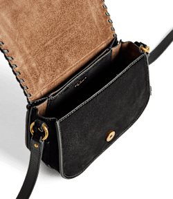 Nomad suede saddle bag
