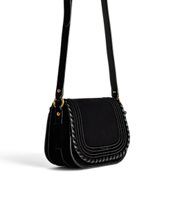 Nomad suede saddle bag