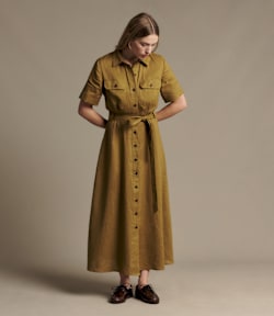Circle linen dress