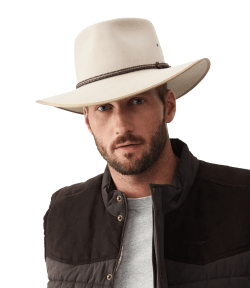 Akubra cattleman hat