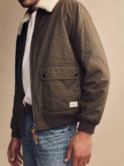 Mardan twill bomber jacket
