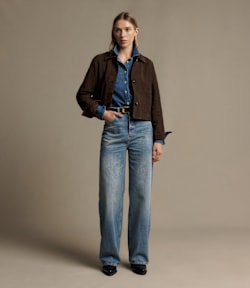 Boxwood suede jacket