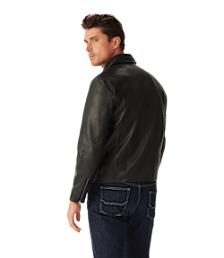 Miller leather flight jacket
