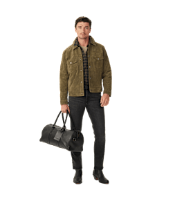 Duffy suede trucker jacket