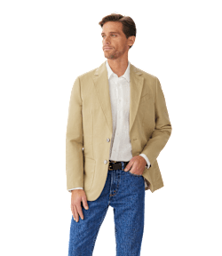 Society cotton linen blazer