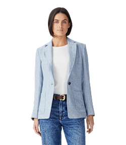 Strahan linen blazer
