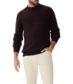 Colman texture stripe sweater