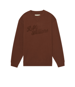 R.M.W Script crew neck