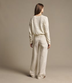 Thirroul cotton linen knit