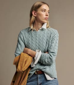 Seaforth cable knit sweater