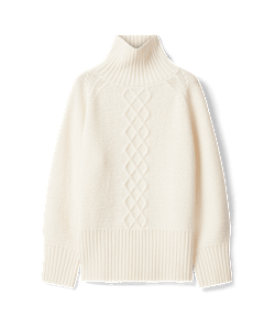 Bower lambswool cable knit