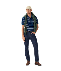 Albany stripe polo
