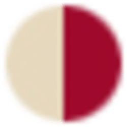 Narran Heritage stripe rugby, Ivory/Scarlet, swatch