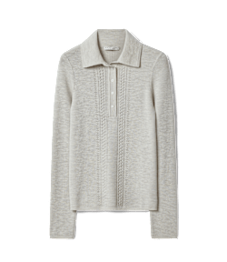 Brighton merino collared knit