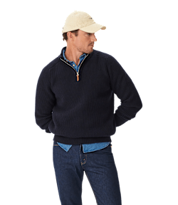 Higgins Merino 1/4 zip knit