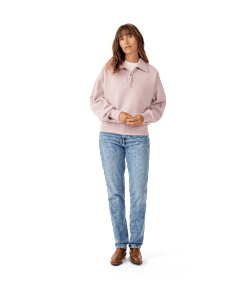 Frazer collar zip sweatshirt