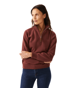 Trickett zip neck sweatshirt