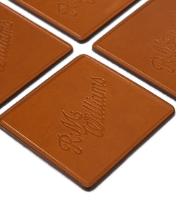 Script logo 4pc coaster set
