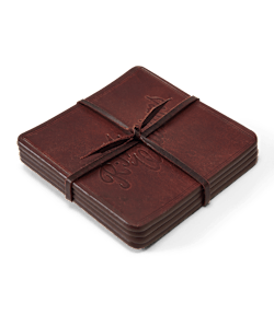 Script logo 4pc coaster set