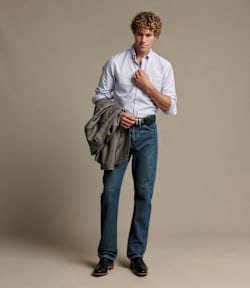 Rushworth Oxford stripe shirt