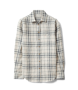 Olney check linen shirt
