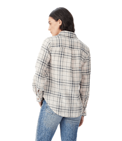 Olney check linen shirt