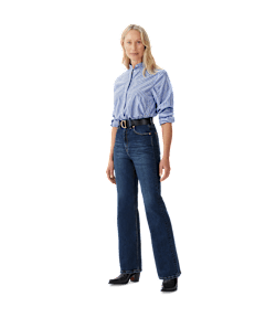 Field collarless shirt