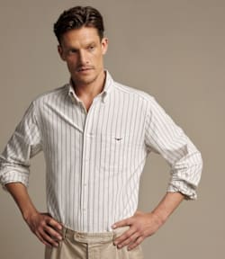 Bourke Oxford stripe shirt