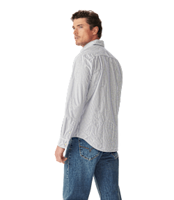 Ingham poplin stripe shirt