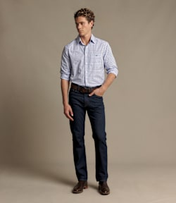 Newland  poplin check shirt
